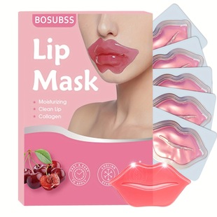 Cross-Border Hot-Selling Wholesale Lip Mask, Hydrating, Moisturizing, Exfoliating, Non-Greasy, Fades Lip Lines, Cares for Lips, 5Pcs