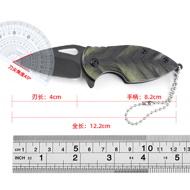 迷你折叠刀野营战术户折刀口袋开箱开信便携不锈钢家用水果小刀