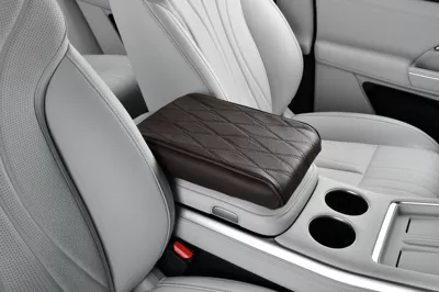 Lengthened, Widened and Thickeneded, Armrest box pad - brown-sponge-core