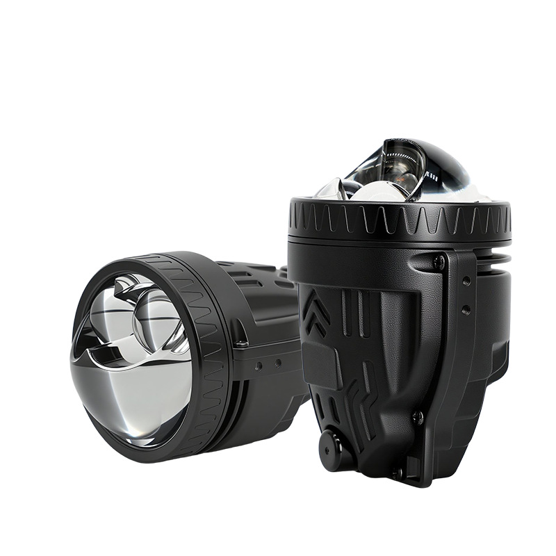 3.0 pulgadas auto modificado X5S doble láser directo farol de luz alta y baja cañón de luz alta lente de lámpara de niebla LED a prueba de agua image 6