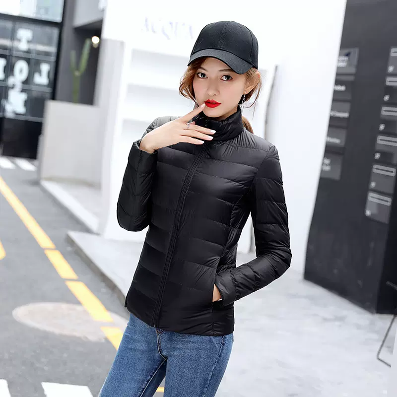 轻便轻薄羽绒棉服女2024年新款短款时尚中年矮个子收腰妈妈舒适