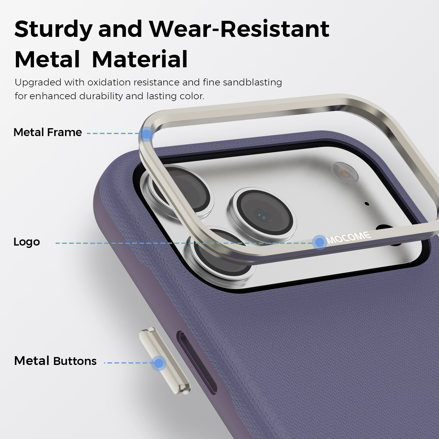 Ốp lưng điện thoại từ tính công nghệ vải dệt cho iPhone 17, 16 Pro Max, 15 — Cam, Xanh dương, Đen, Xanh lá chi tiết 23