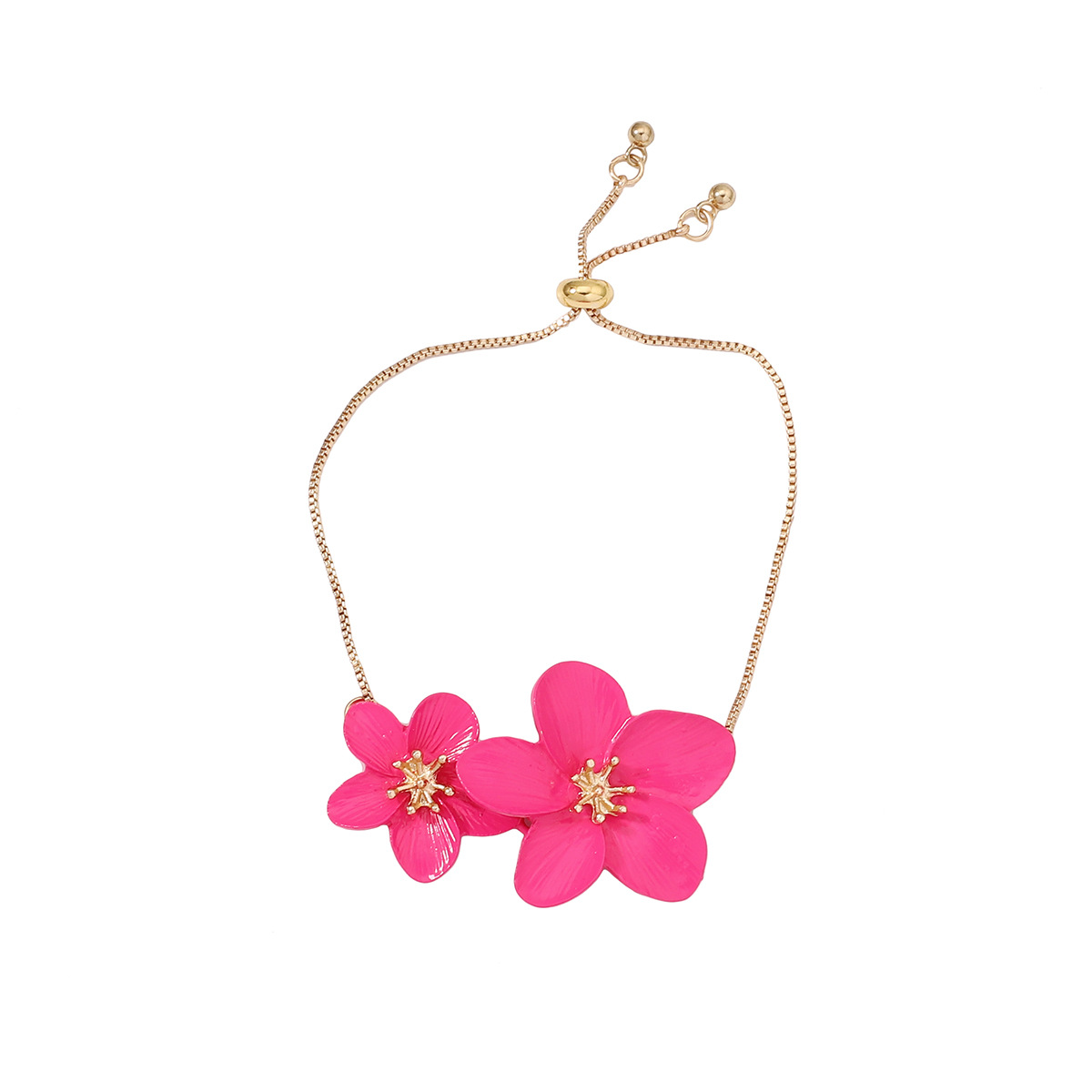 Simple Style Flower Zinc Alloy Stoving Varnish Women's Earrings display picture 1