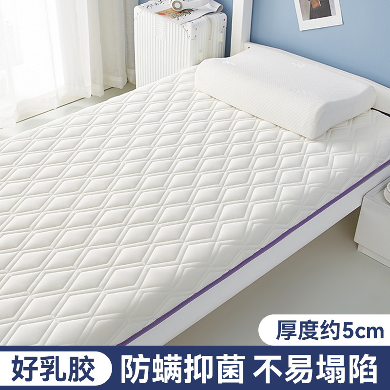 Student Dormitory Latex Mattress Cushion Single Foldableable Tatami Memory Foam Mat Floor Sleeping Mat for Rent