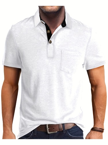 2025 New Summer Casual Men's Polo Shirt Trendy And Men's Polo Shirt
