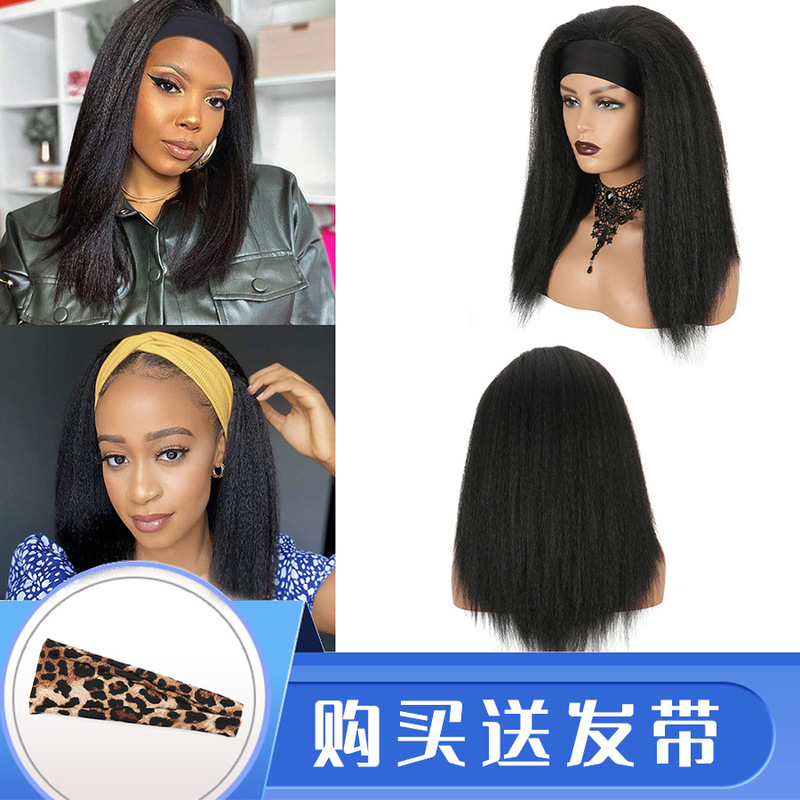 Amazon foreign trade wig African explosion wig wig female hair wigs hair band wig Amazon foreign trade wig African explosion wig wig female hair wigs hair band wig