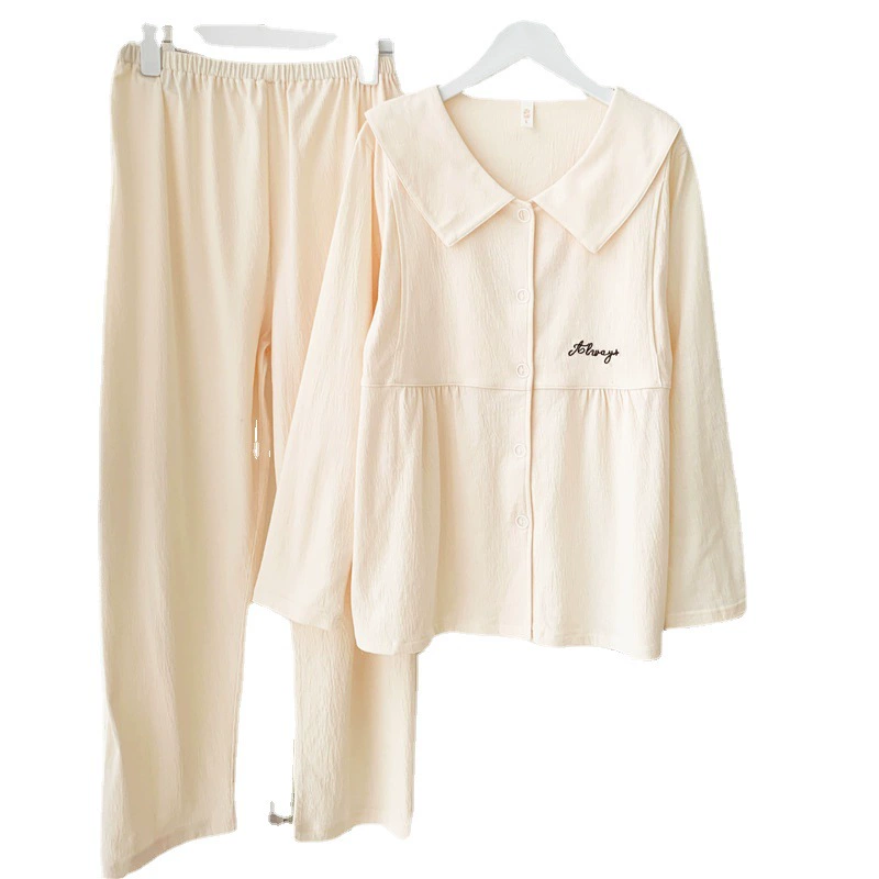 Summer cotton pijama for pregnant for young mother for breastfeeding, plus size