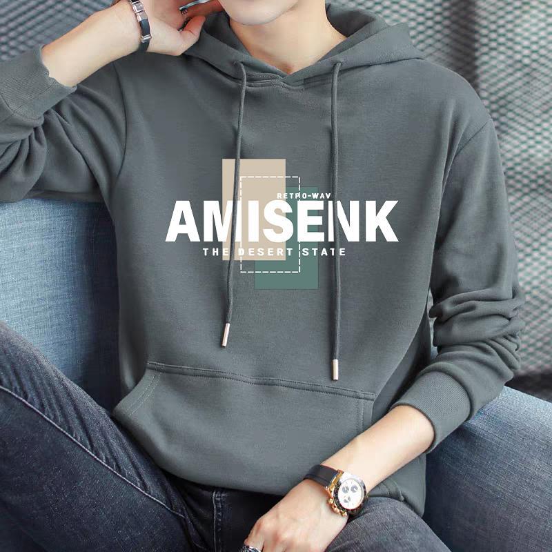 후드 스웨트셔츠 [AK 그레이]