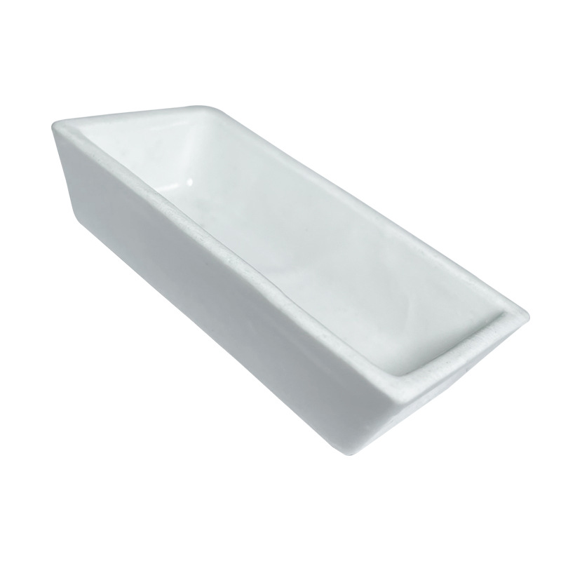 瓷方舟陶瓷灰分皿瓷灰皿耐高温长实验室燃烧舟60*30瓷舟耐腐蚀