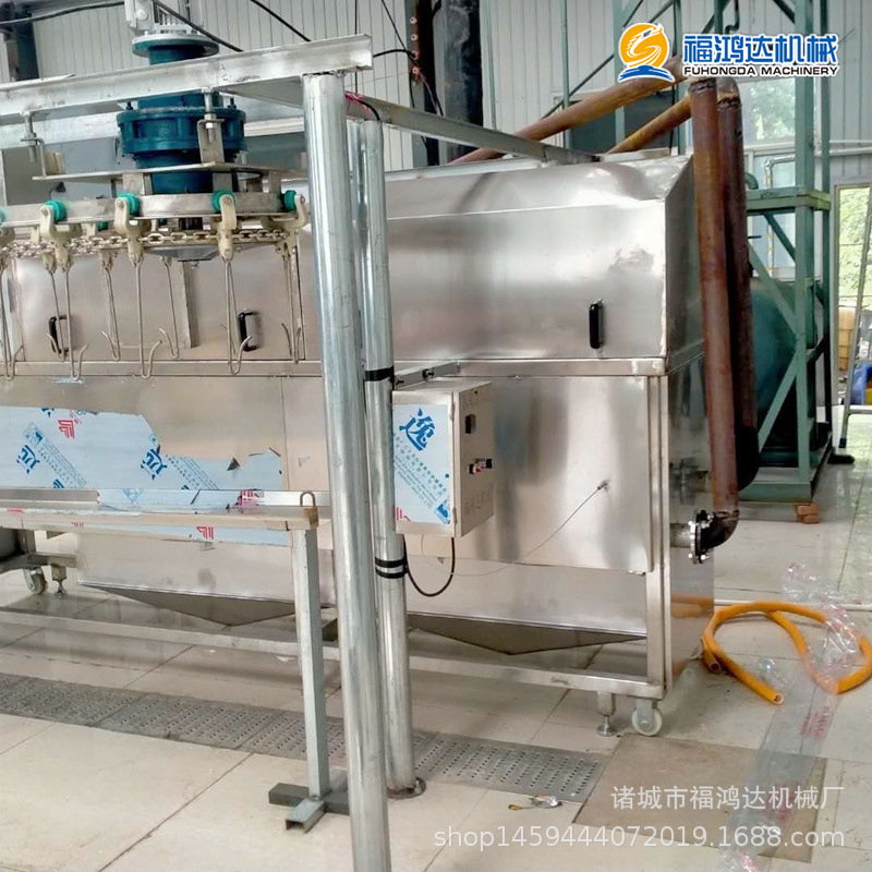 炸扒鸡设备 吊挂式燃气加热扒鸡油炸机