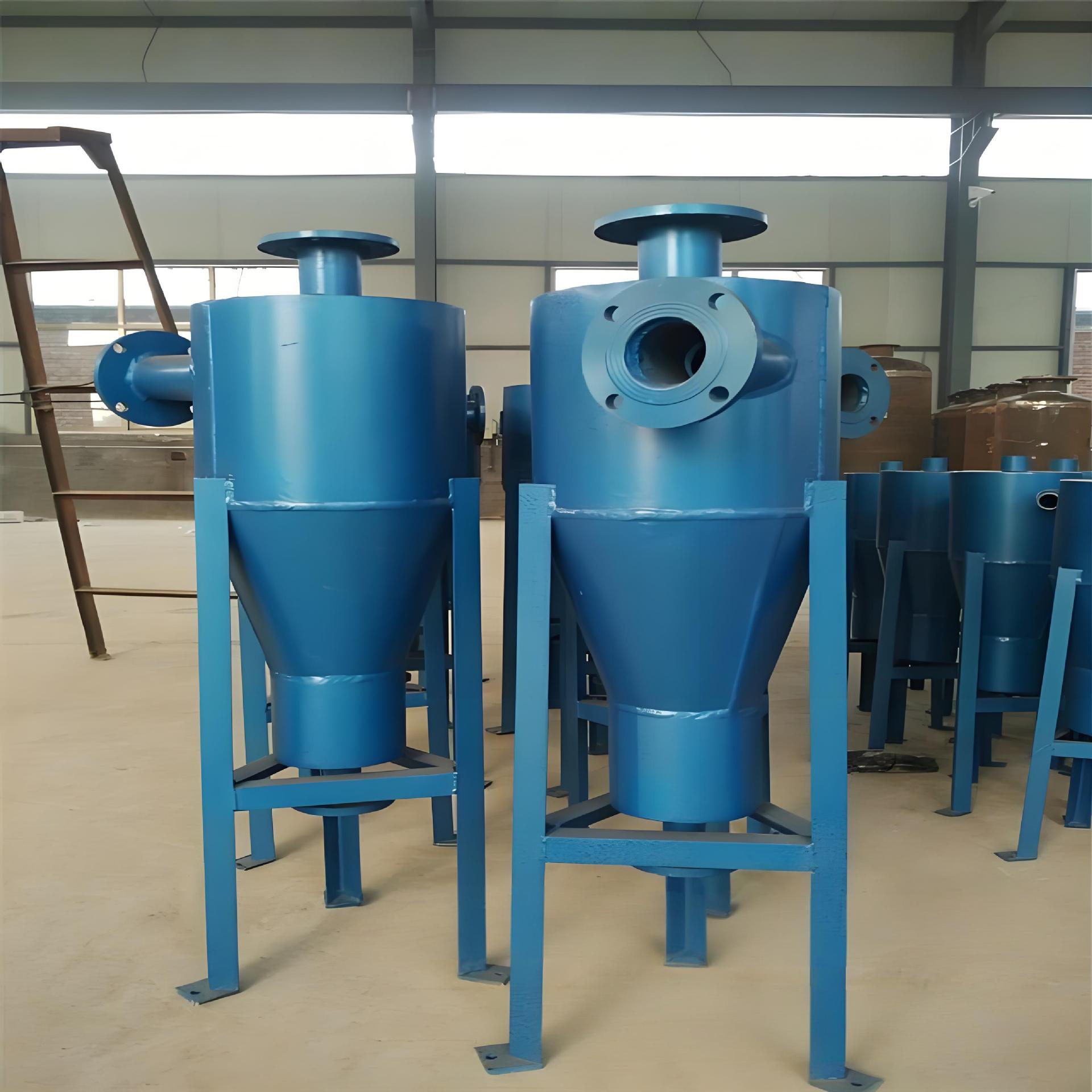 304不锈钢旋流除砂沙器自动排污河水沙水分离器 井水离心式过滤器