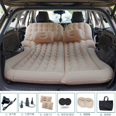 Vehicle-mounted inflatable bed – Mattress Factory - beige-universal-storage-double-pier
