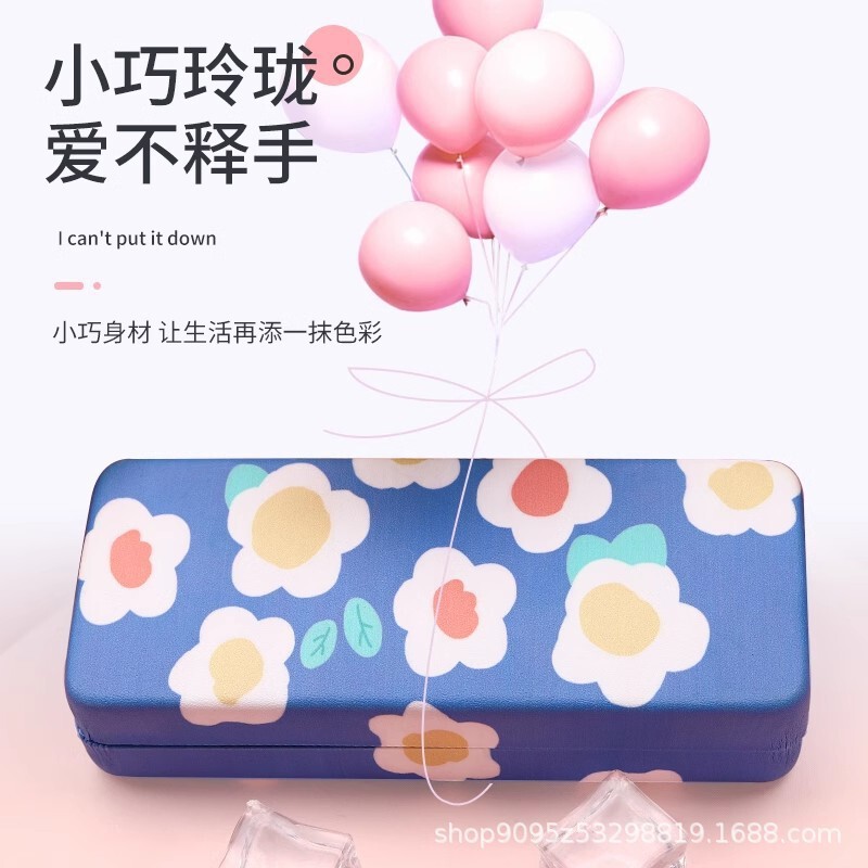 Glasses Case with an Instagram-Worthy Girly Vibe, Fresh Floral Design, Portable, Pressure-Resistant, Large Capacity, Personalized, Simple, Retro, Artistic Eyewear Case Glasses Case with an Instagram-Worthy Girly Vibe, Fresh Floral Design, Portable, Pressure-Resistant, Large Capacity, Personalized, Simple, Retro, Artistic Eyewear Case