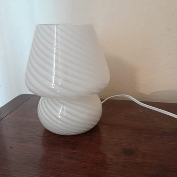 Striped milk white gourd light night lamp