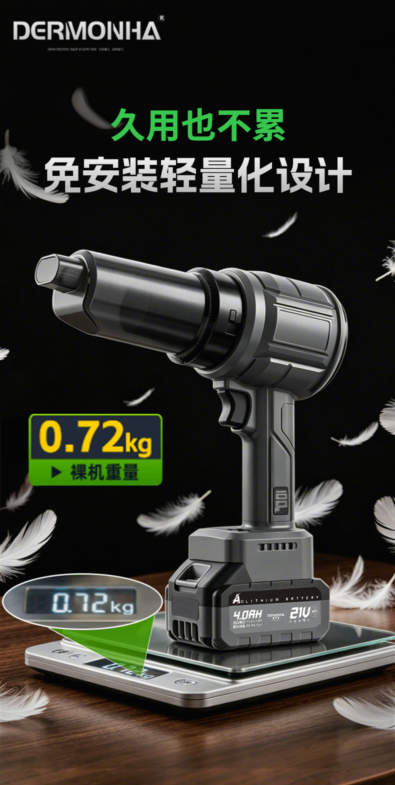 Car Vacuum Cleaner with Powerful Suction, Wireless Handheld, Small and Portable, Dual-Purpose for Suction and Blowing, Suitable for Home Use