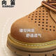 Cowhide Version of Summer Cut Out Breathable Rhubarb Boots Thick-Soled Heightening Boots Women's Thin Short Boots Thick-Heeled Sandals Mesh Boots