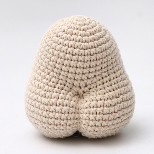 Cross-Border Foreign Trade Positive Potato Funny Expression Handmade Wool Knitted Hat Cute Positive Energy Doll Finished Product