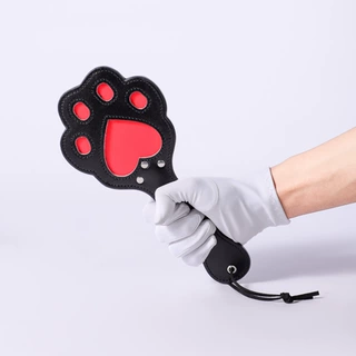 SM道具黑红情趣猫爪拍 性爱前戏夫妻调教戒尺拍子 SM情趣用品代发