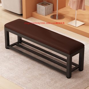 Long Stool Soft Bag Bathroom Stool Rest Stool Dance Room Shoe Changing Stool Doorway Household Long Sofa Stool Bench
