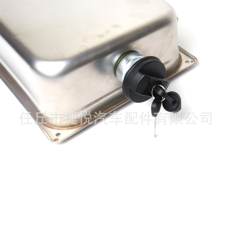 7L Stainless Steel Fuel Tank with Key Parking Heater Diesel Stainless Steel Oil Barrel with Oil Level Display Car Oil Cap