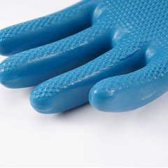 耐磨勞保勞保乳膠物理壓紋防水耐油防滑勞動工作工地幹活手套批發