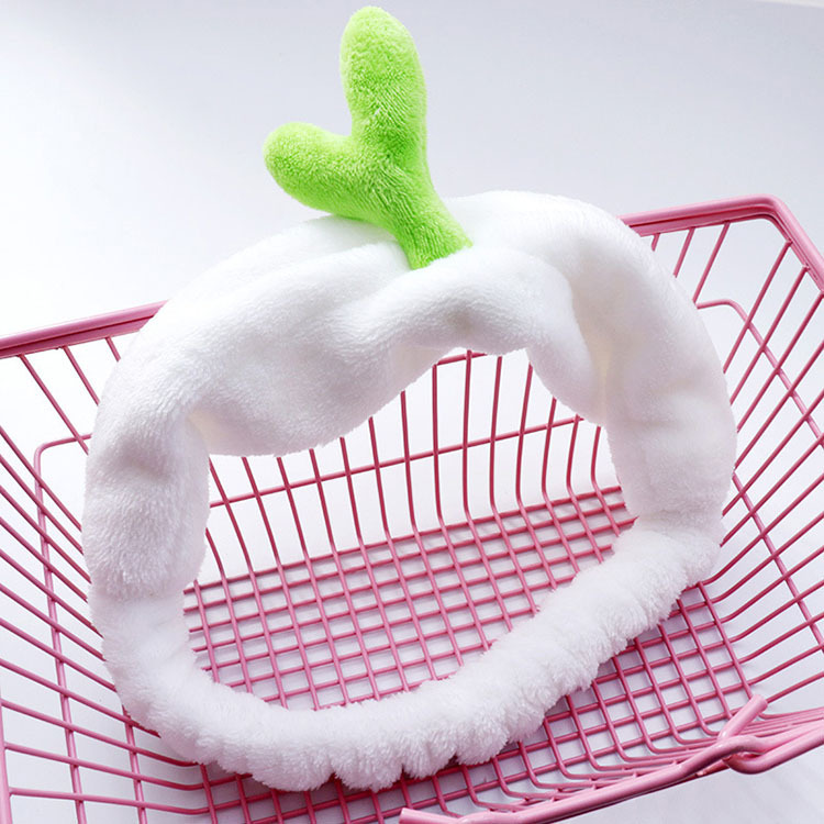 Estilo japonés y coreano cactus fresco brote de frijol plántulas banda para el cabello lavado facial banda para el cabello creativo Mori Girl Internet celebridad accesorios para el cabello simples