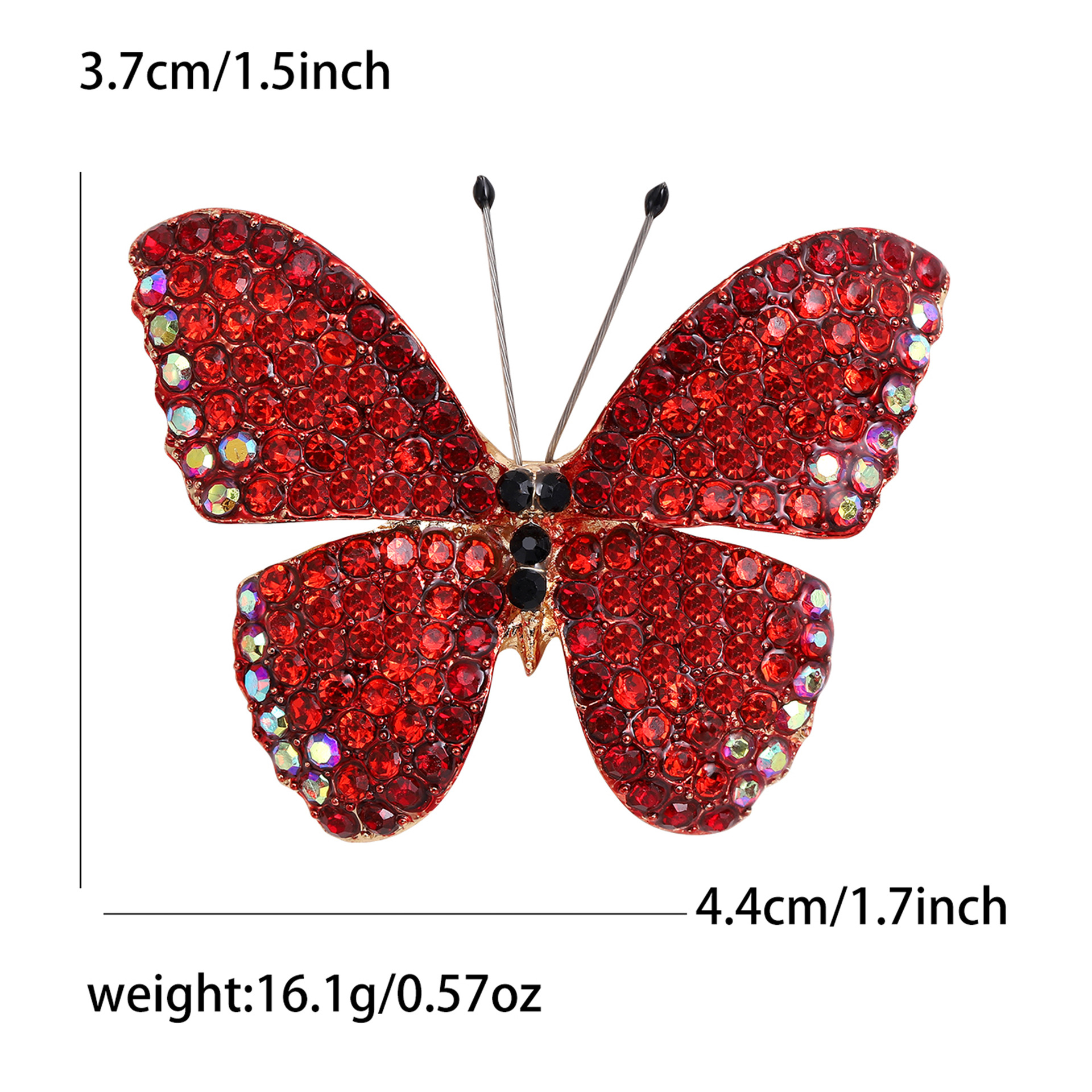 Broche para mujer, chapado en oro, plata y bronce, esmalte de perlas y cristales, diseño de mariposa, flor, cisne y copo de nieve, broche vintage hecho a mano para abrigo, bufanda, vestido, diario_voghion.com