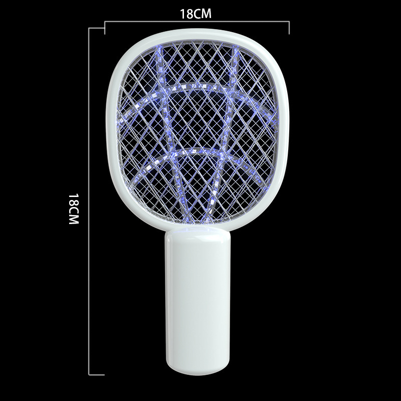Lámpara de mosquito plegable recargable doméstica 2 - en - 1 atractiva automática de mosquitos choque eléctrico potente mosquito matador
