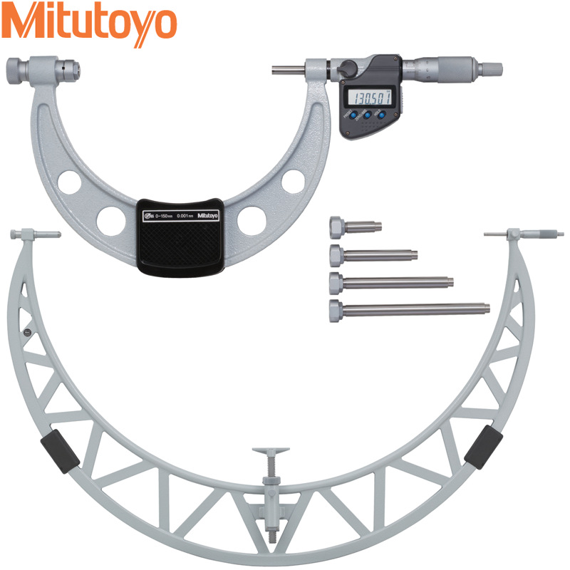 三丰340-251-30可换头数显外径千分尺105-417可换砧千分尺0-2000