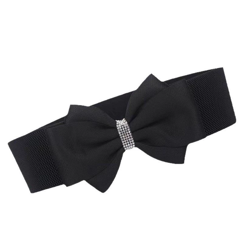  Cotton waist belt with bow, universal dress, elastic down jacket, direct factory sales