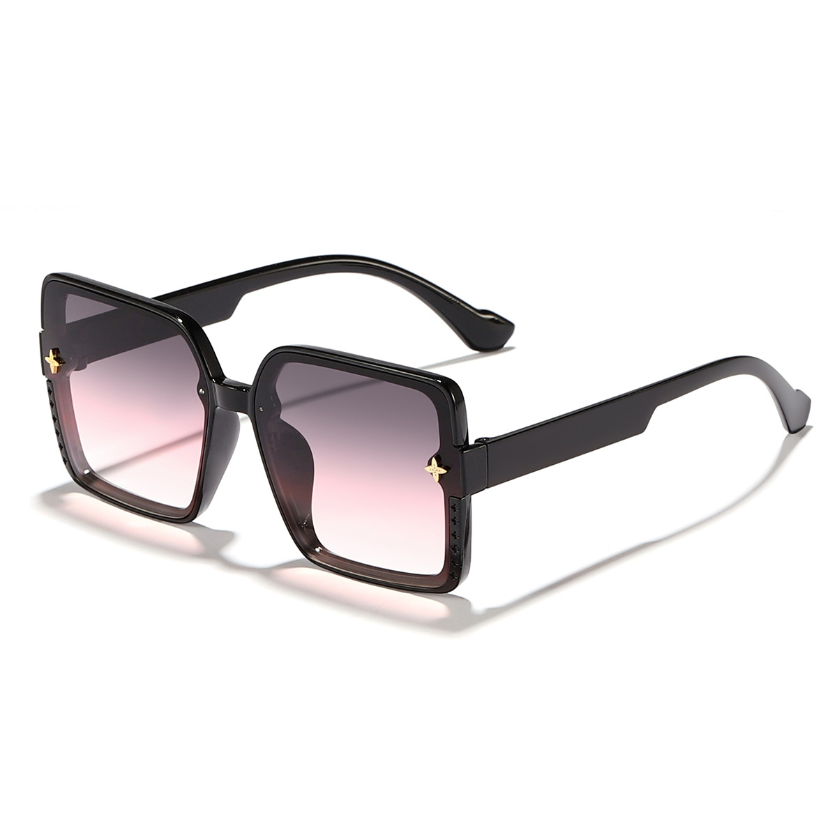 2024 nuevas gafas de sol de celebridades de Internet para mujer, el marco grande de verano es delgado y la cara es pequeña, las gafas de sol retro literarias de moda combinan con la tendencia