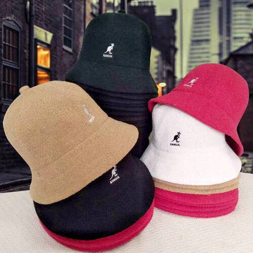 Kangaroo Hat Kangol Fisherman Hat Summer Unisex Face-Smaller Trendy Brand Sun Hat Bucket Hat