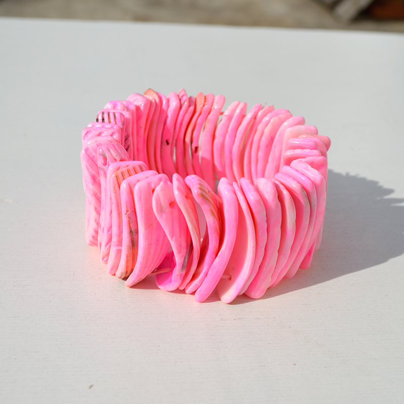 Conchas naturales pulsera caracoles collar diy joyas de chicas hechas a mano puestos de mercado nocturno regalos características pulseras