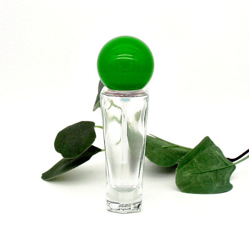 热销球形外罩白色泵头乳液泵30ML上大底多边厚底18牙矮口粉底液瓶