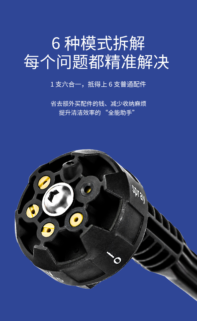 Wireless Car Washing Machine Portable Car High-Pressure Water Gun High-Power Car Lithium Battery Household Electric Car Washing Artifact