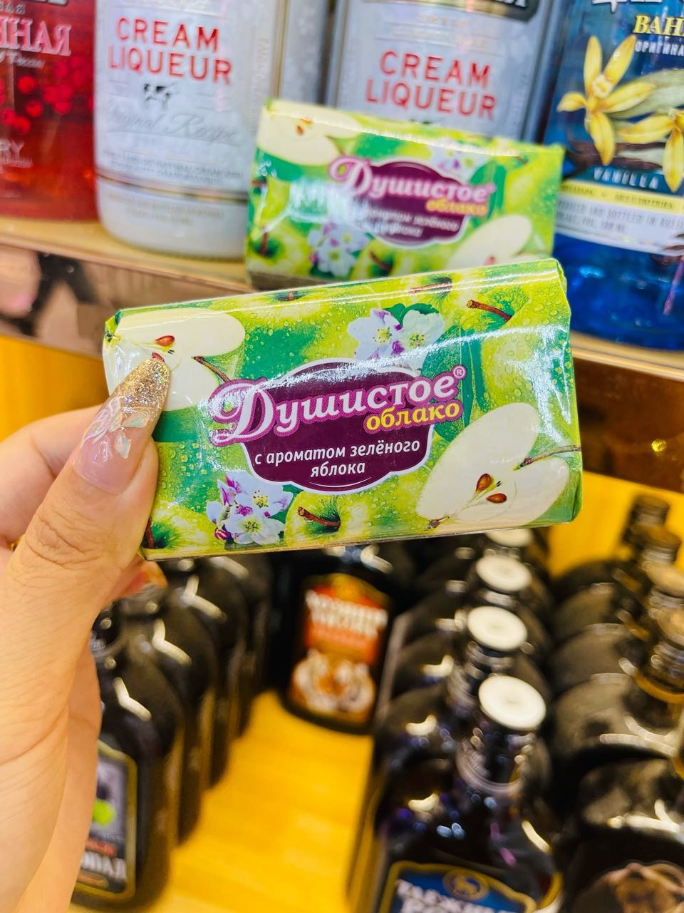 Importación rusa de la fruta original jabón de leche lavado de fresa lavado de manos lavado de cara baño doméstico