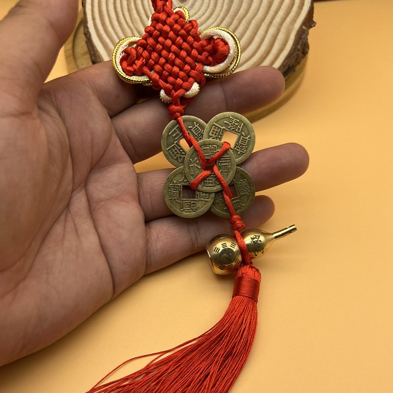 新商品の梅の花は純銅の五帝のお金を結びます。|undefined