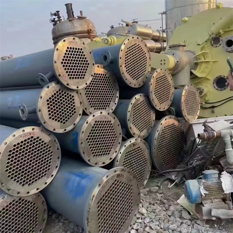 二手列管式冷凝器 钛材列管式冷凝器 20-100㎡均有现货
