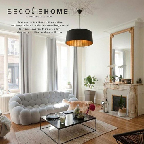 Italian style Rochburg Internet celebrity bubble sofa light luxury personalized creative special-shaped sofa minimalist living room fabric sofa