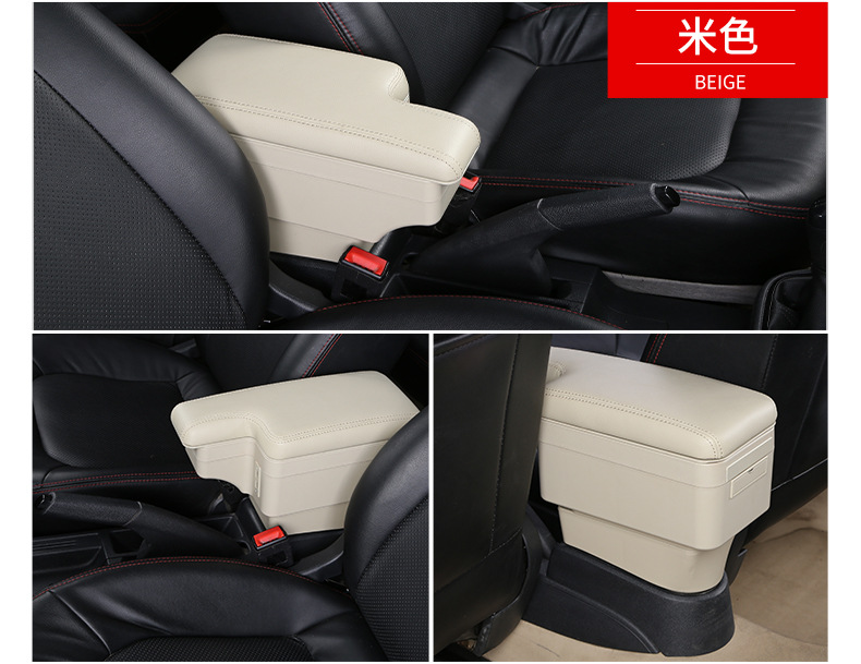 Suitable for 14-20 Models of Honda New Fit Third-Generation Original Armrest Box, Trendy Sports Interior Gk5 Central Armrest Box Original
