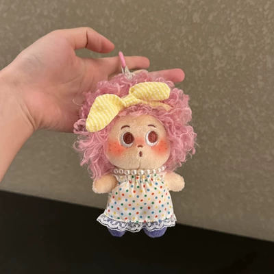 Freckles Keychain Toy Accessory | Pluş açarlıqlar - headband-with-colorful-polka-dots-and-pink-accents-accessory
