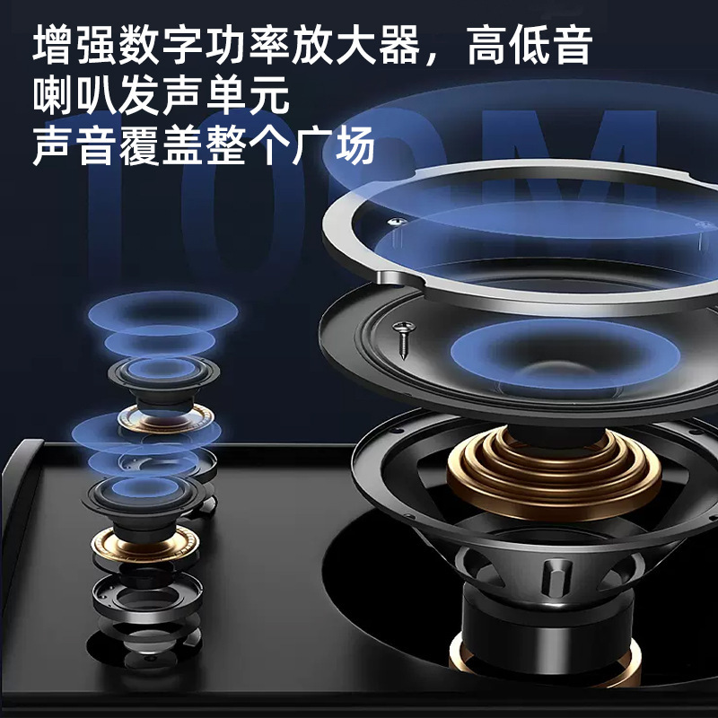 先科广场舞音响户外移动拉杆便携式蓝牙大功率演出唱k歌音箱家用|undefined