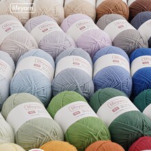 lifeyarn�ɿ�4�ɾ���ţ����ë���ֹ�����diy�hᘲ��ϰ�ë��ë���F