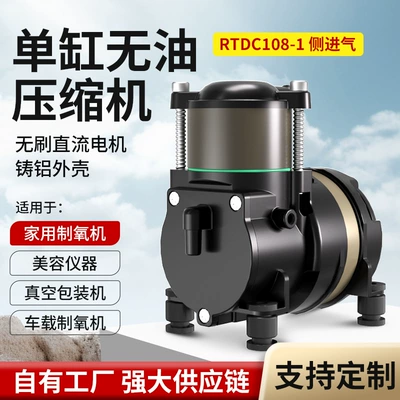 Ruiteng Portable Compressor 108 Single Cylinder Screw Piston Micro Air Pump Oxygen Concentrator 52W Small Beauty Instrument Host