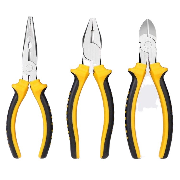 Alicates de alambre universales multifuncionales alicates puntiagudos de grado doméstico tijeras de pelar Alambre de hierro que ahorra mano de obra durable herramienta eléctrica hardware