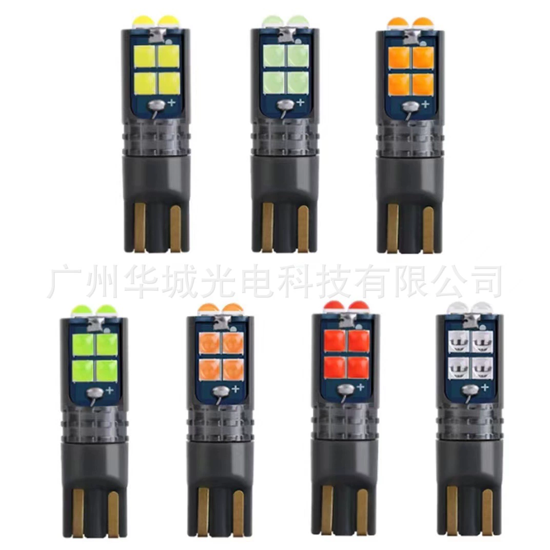 Автомобильный светодиодный светильник T10 3030 10SMD широкий подсветка