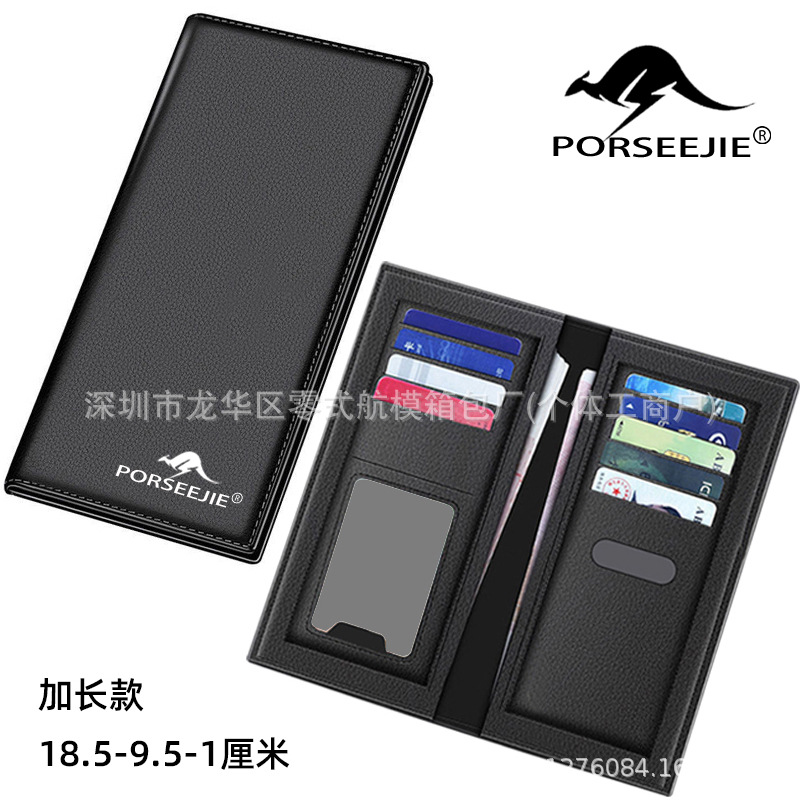 Cartera con estampado de cocodrilo Cartera para hombre Nuevo clip de dinero duradero Estilo corto Moda negocios Cartera de múltiples tarjetas Clásico