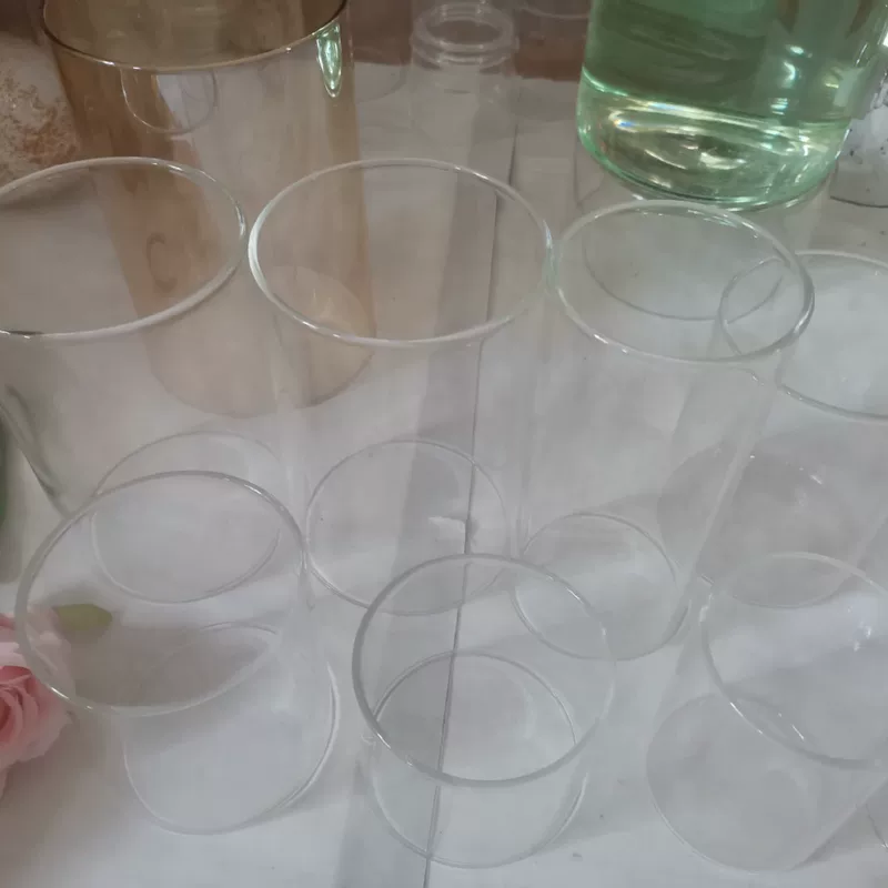 Electronic glass candle, LED lampshade, aromatherapy