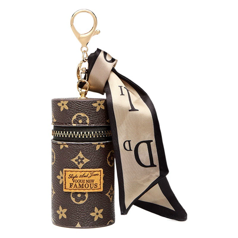 Кошелек для девочек s ретро принт мини-губная помада косметическая сумка 2024 новый маленький наушник ключ подвеска сумка