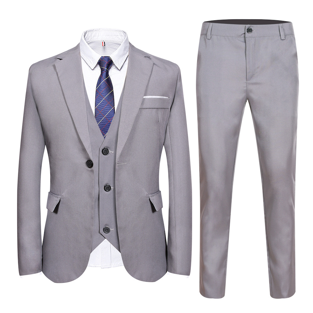 Traje de hombre SLIM-Fit traje casual de estilo coreano traje de hombre de negocios abrigo formal novio boda moda traje pequeño